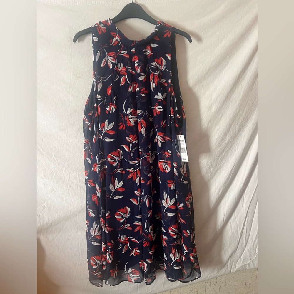 Robbie Bee Navy floral dress